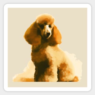 Poodle Watercolor - Gift For Dog Lovers Sticker